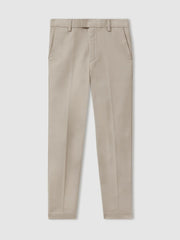 Reiss | 3-9 yrs Slim Fit Tapered Chinos in Stone