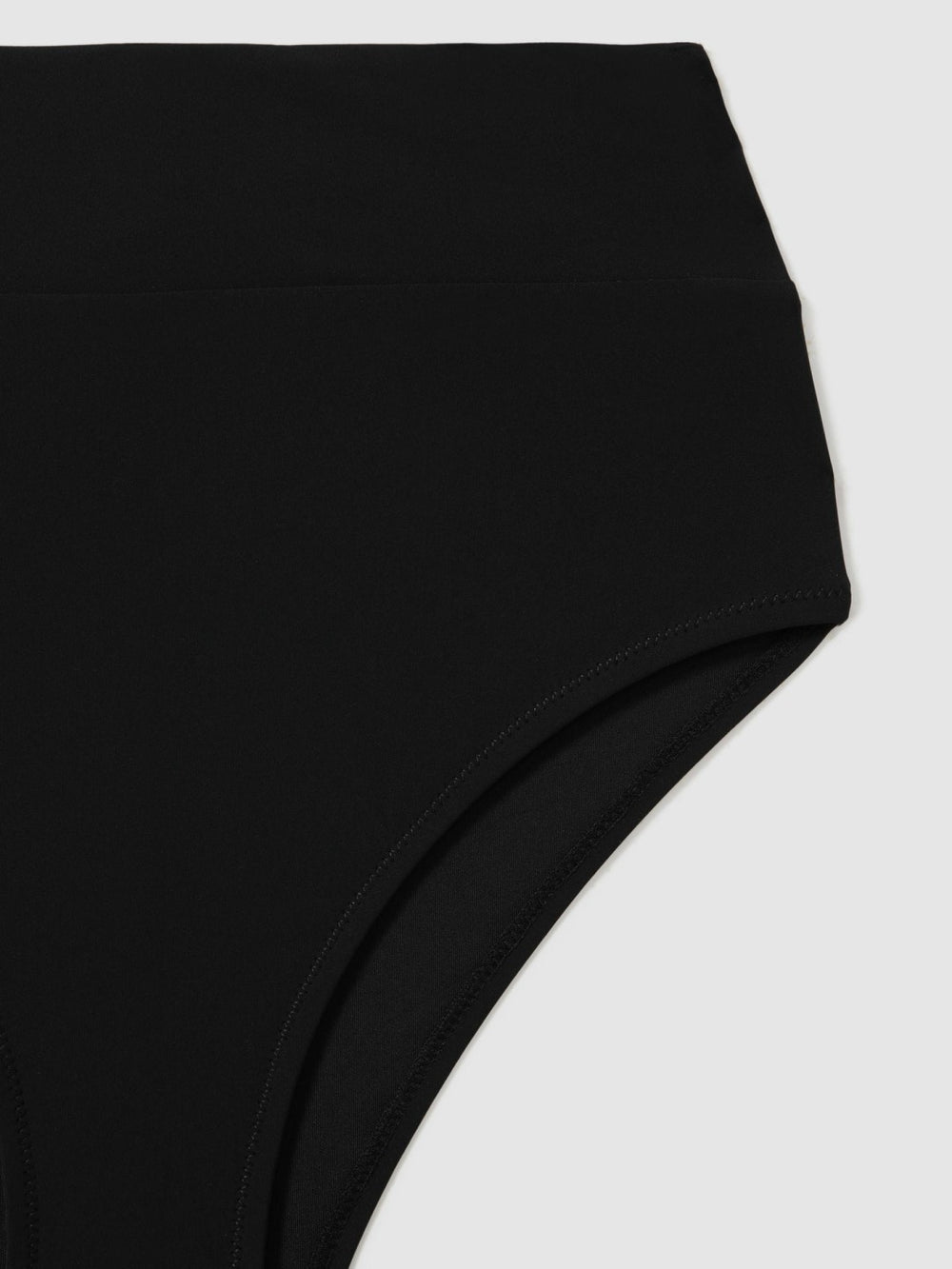 Reiss | High Rise Bikini Bottoms in Black