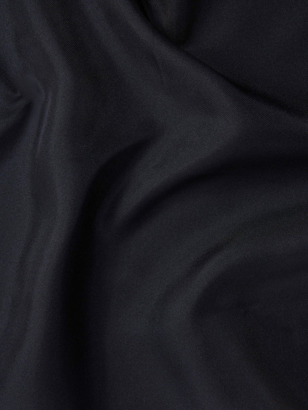 Reiss | Plain Silk Pocket Square in Navy