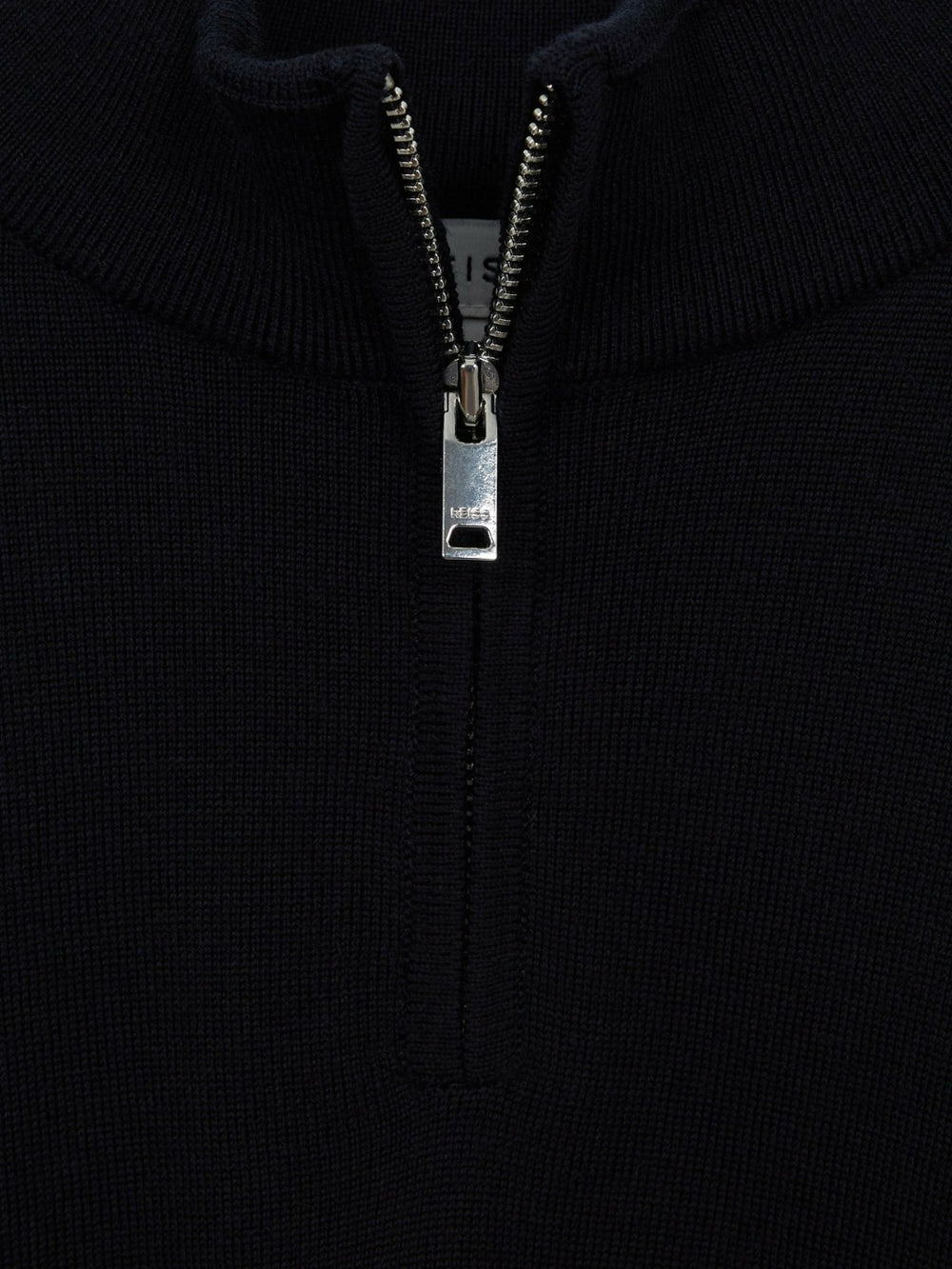 Reiss | 4-9 yrs Merino Wool Zip-Neck Jumper in Navy