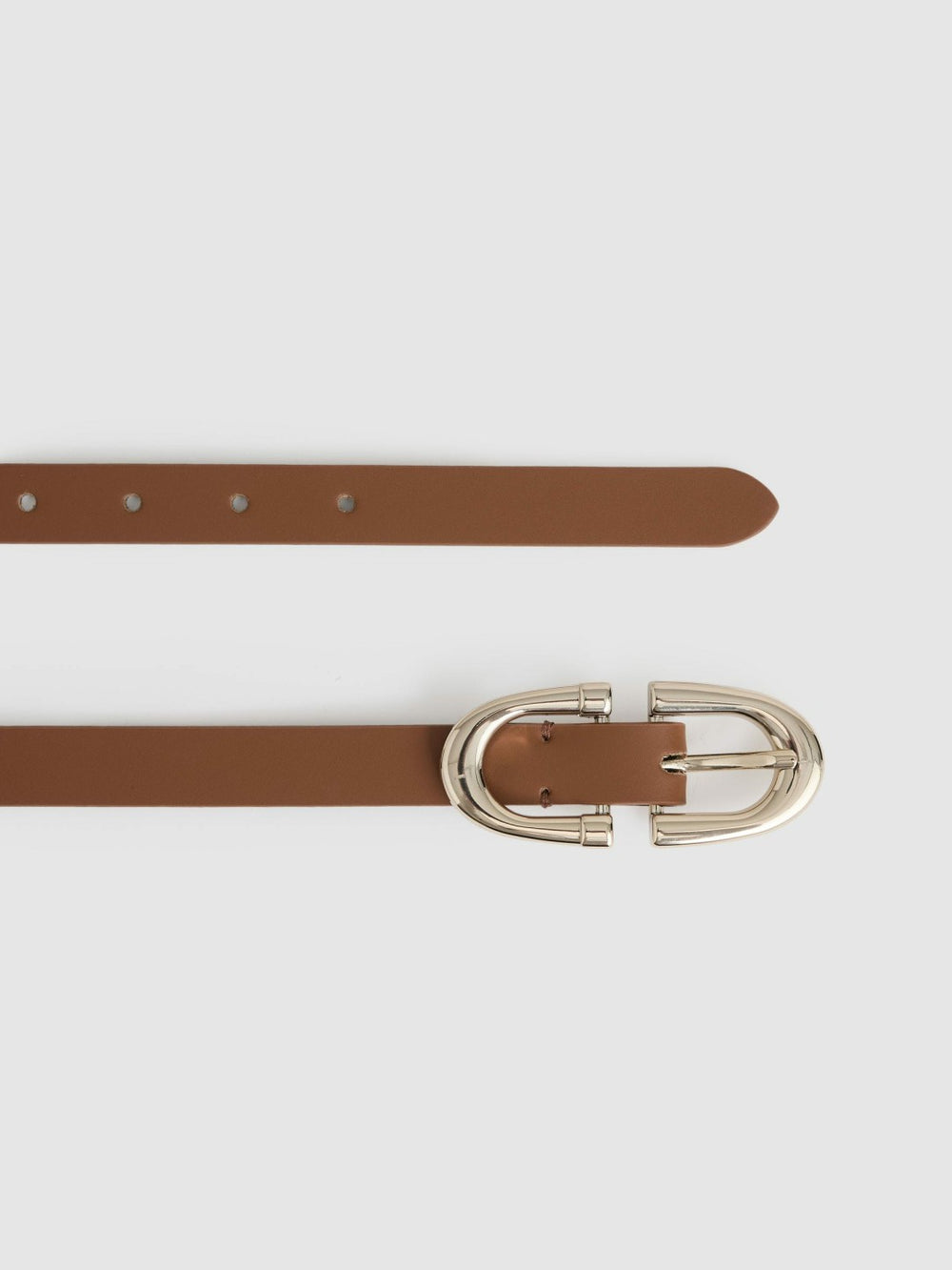 Reiss | Horseshoe Belt in Tan