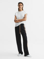 Reiss | Cotton-Jersey Crew Neck T-Shirt in White