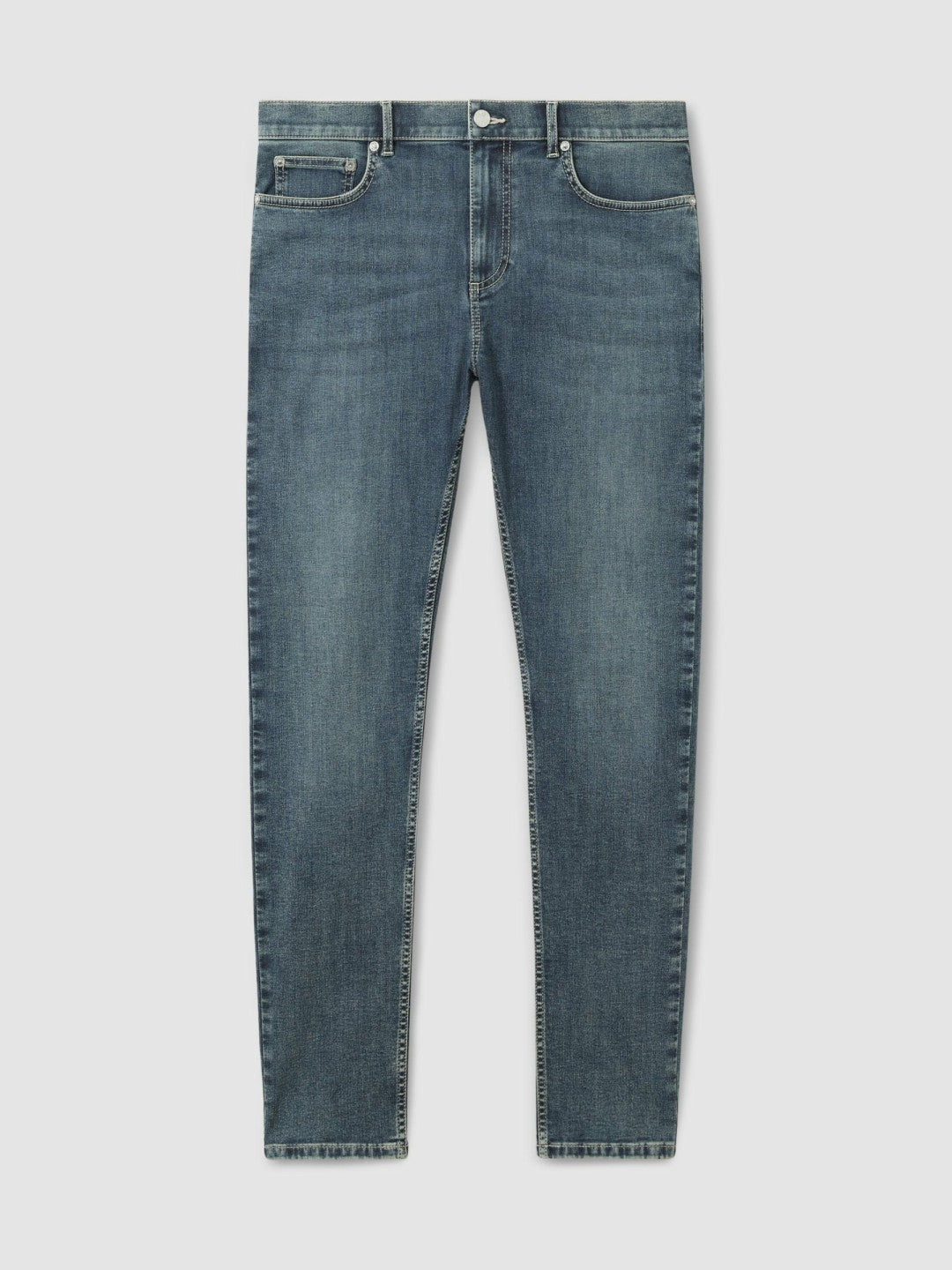 Reiss | Skinny-Fit Jeans in Washed Indigo Grey Cast
