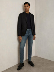 Reiss | Skinny-Fit Jeans in Washed Indigo Grey Cast