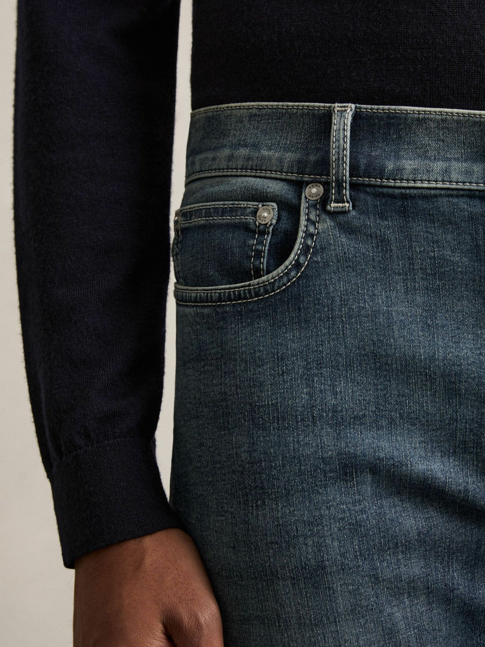 Reiss | Skinny-Fit Jeans in Washed Indigo Grey Cast