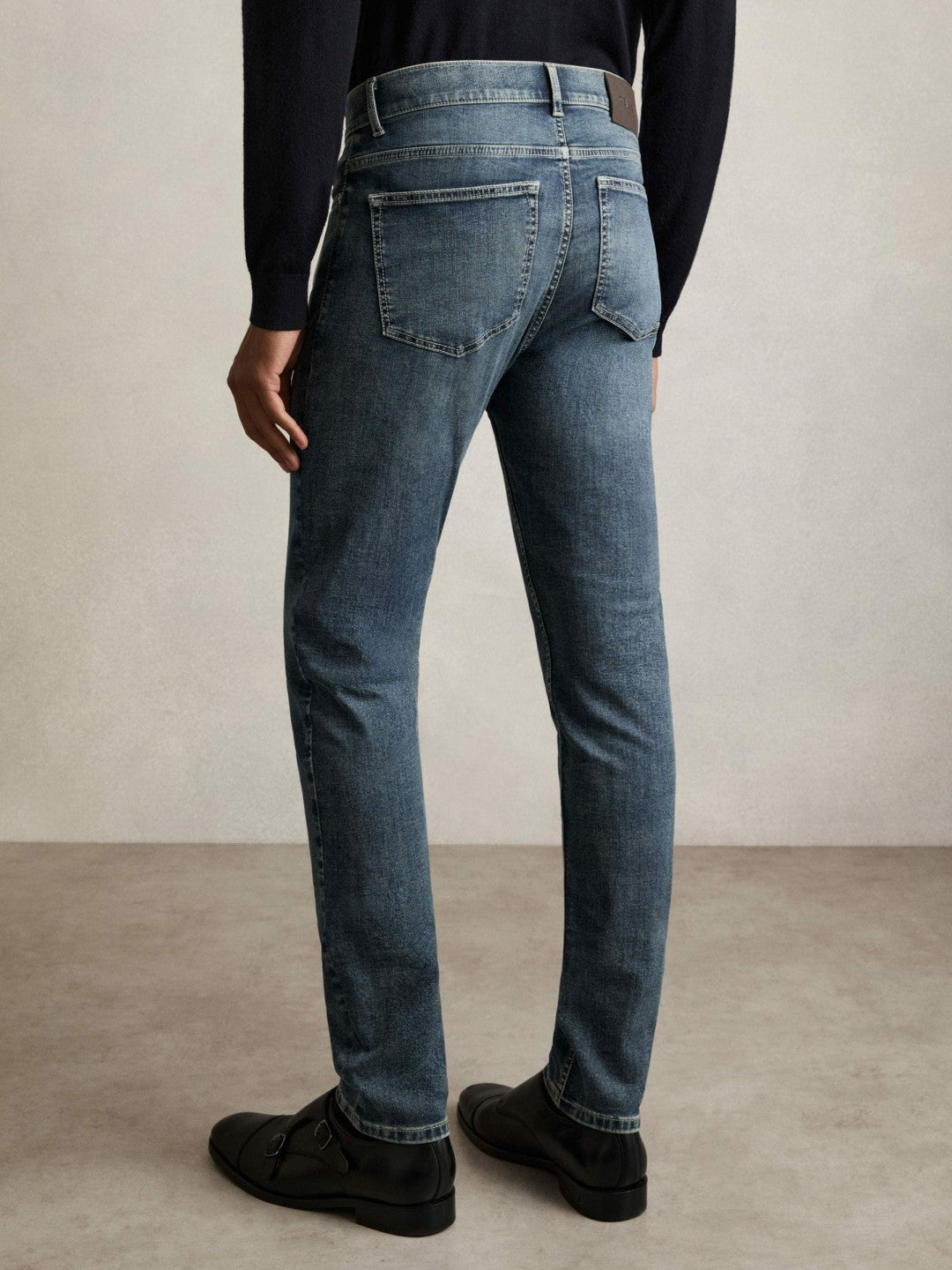 Reiss | Skinny-Fit Jeans in Washed Indigo Grey Cast