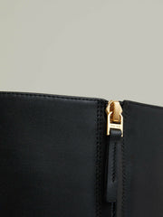 Reiss | Block Heel Knee High Boots in Black