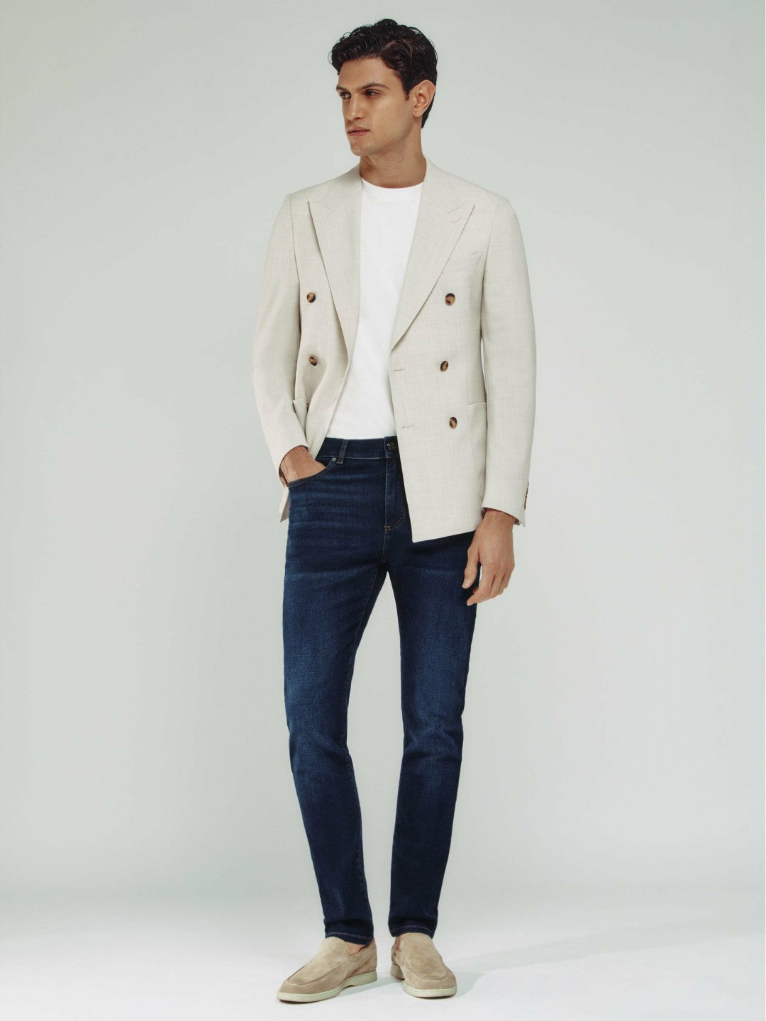 Reiss | Skinny-Fit Jeans in Washed Dark Indigo