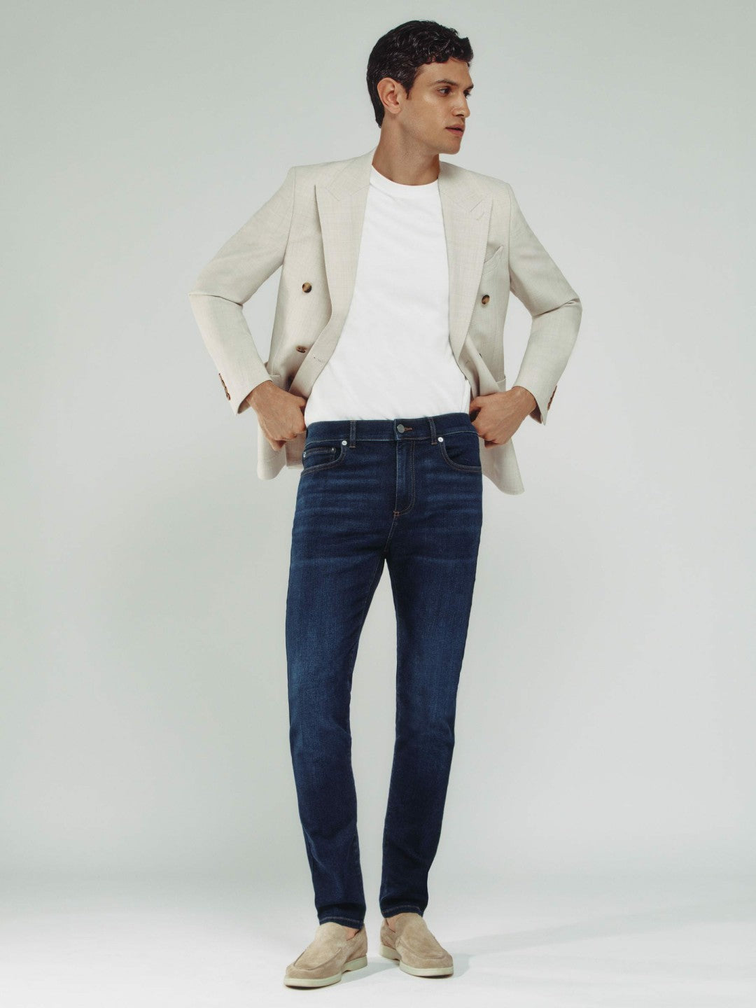 Reiss | Skinny-Fit Jeans in Washed Dark Indigo
