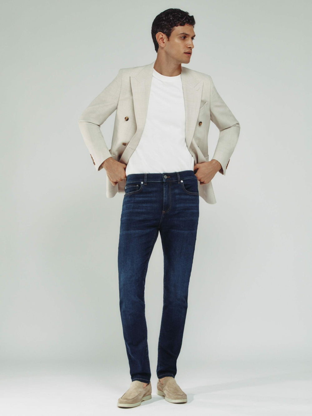 Reiss | Skinny-Fit Jeans in Washed Dark Indigo