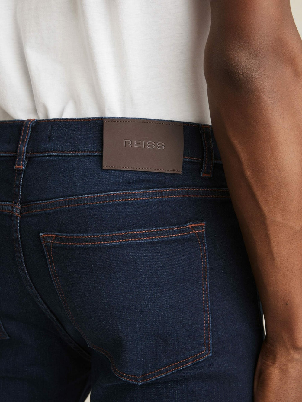 Reiss | Skinny-Fit Jeans in Washed Dark Indigo