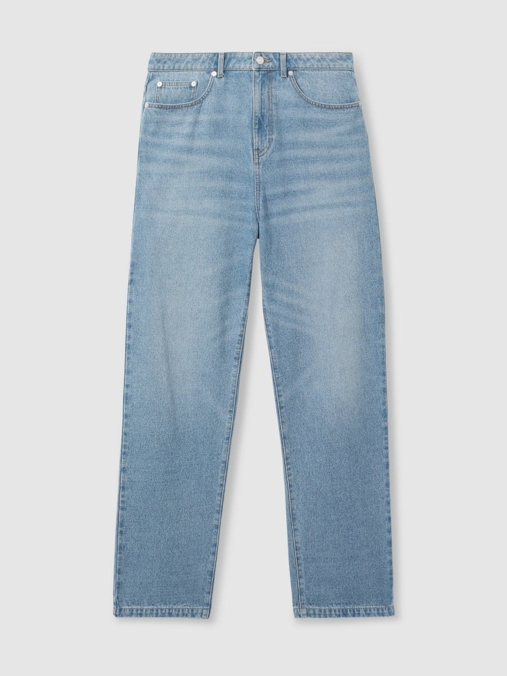 Reiss | Loose-Fit Jeans in Light Blue Wash