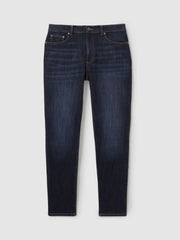 Reiss | Cotton-Stretch Slim-Fit Jeans in Indigo Blue Wash