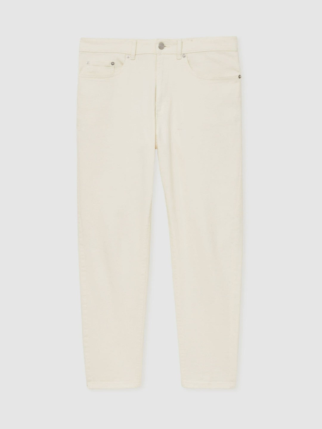 Reiss | Relaxed-Fit Cropped Jeans in White