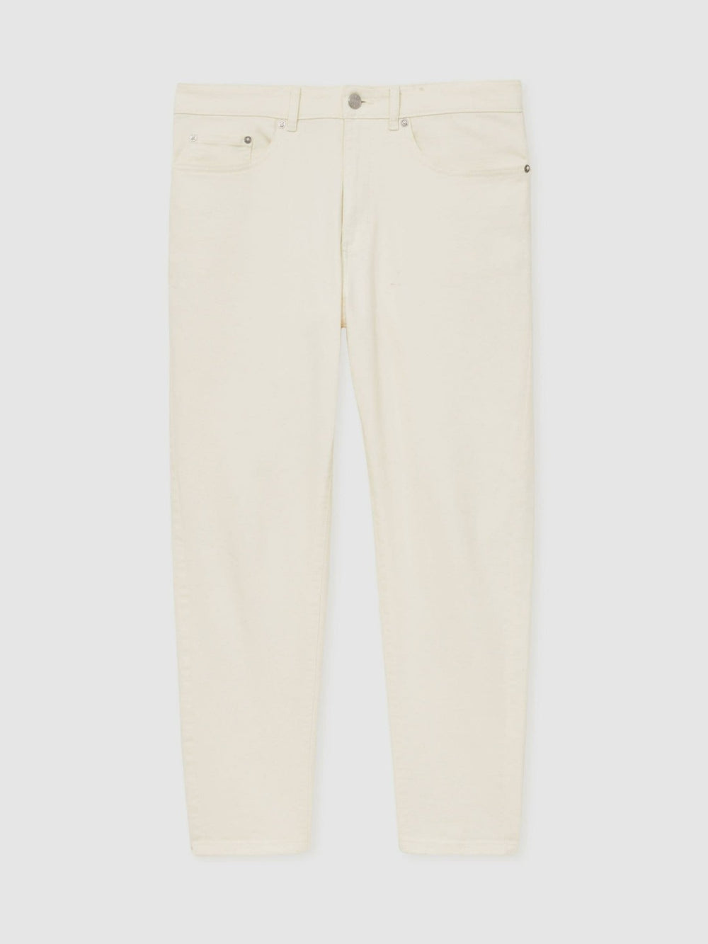 Reiss | Relaxed-Fit Cropped Jeans in White