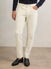 Reiss | Relaxed-Fit Cropped Jeans in White