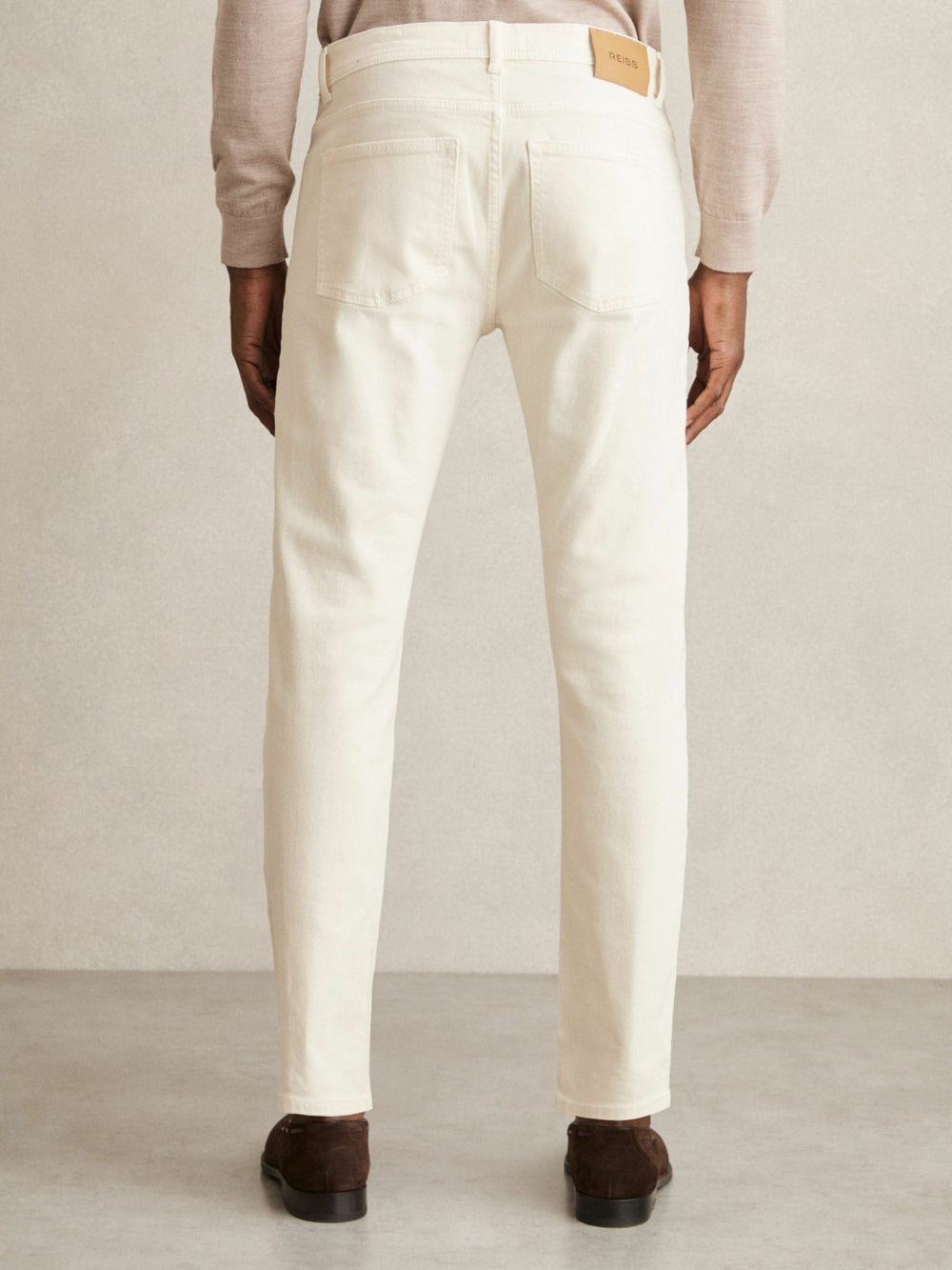 Reiss | Cotton-Stretch Slim-Fit Jeans in White