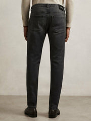 Reiss | Tapered Slim-Fit Jeans in Washed Black