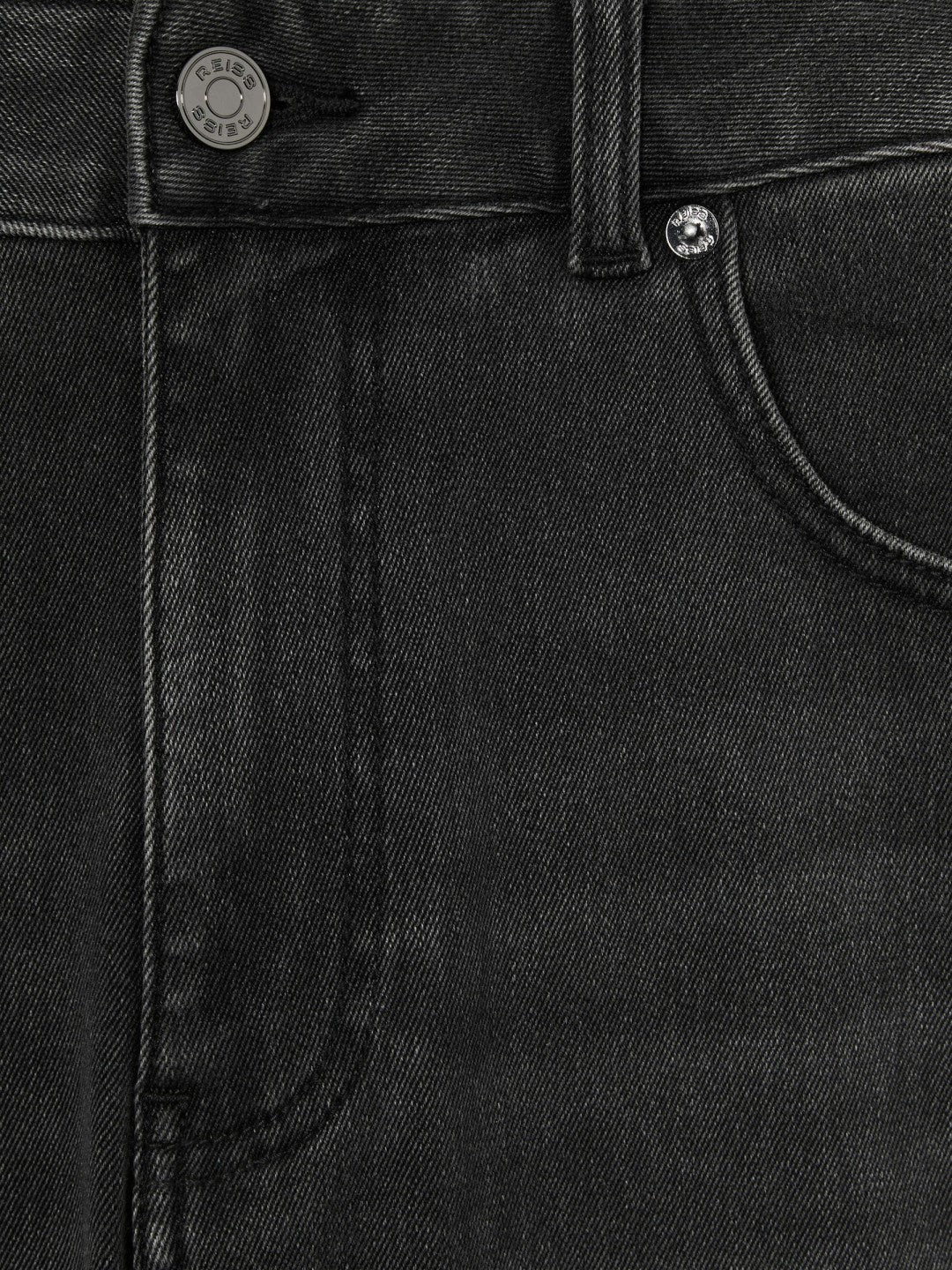 Reiss | Tapered Slim-Fit Jeans in Washed Black