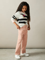 Reiss | 4-9 yrs Wide-Leg Jeans in Pink