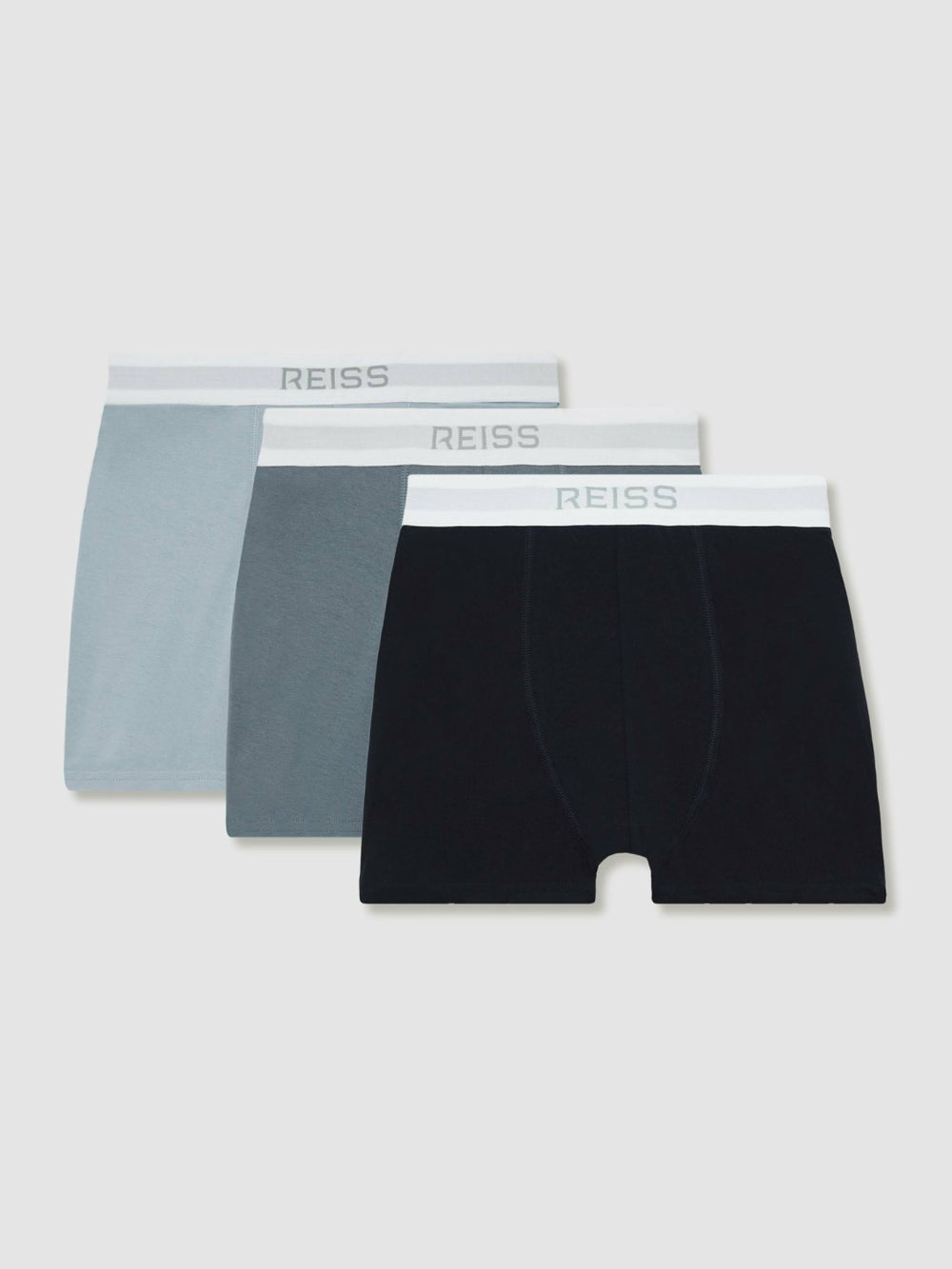 Reiss | Stretch-Cotton Boxers 3 Pack in Blue Multi