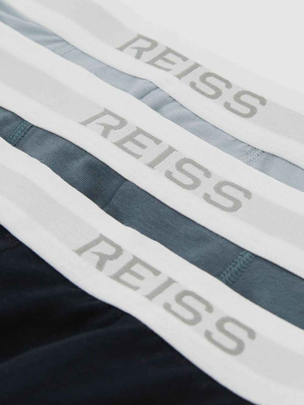 Reiss | Stretch-Cotton Boxers 3 Pack in Blue Multi