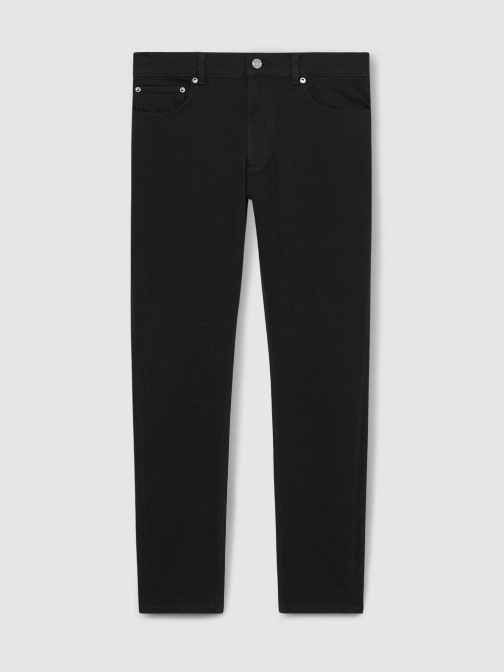 Reiss | Cotton-Stretch Slim-Fit Jeans in Stay Black