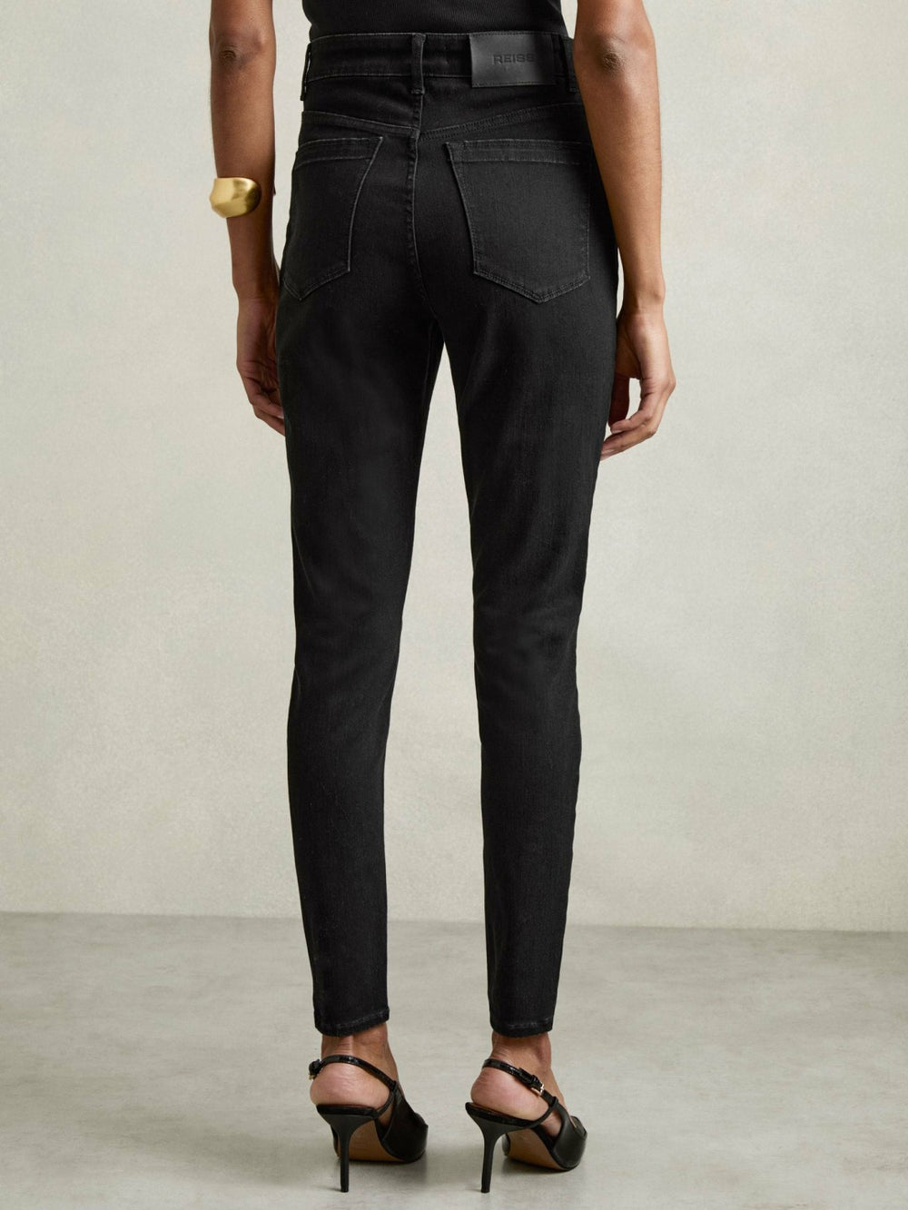Reiss | Petite Skinny Jeans in Black