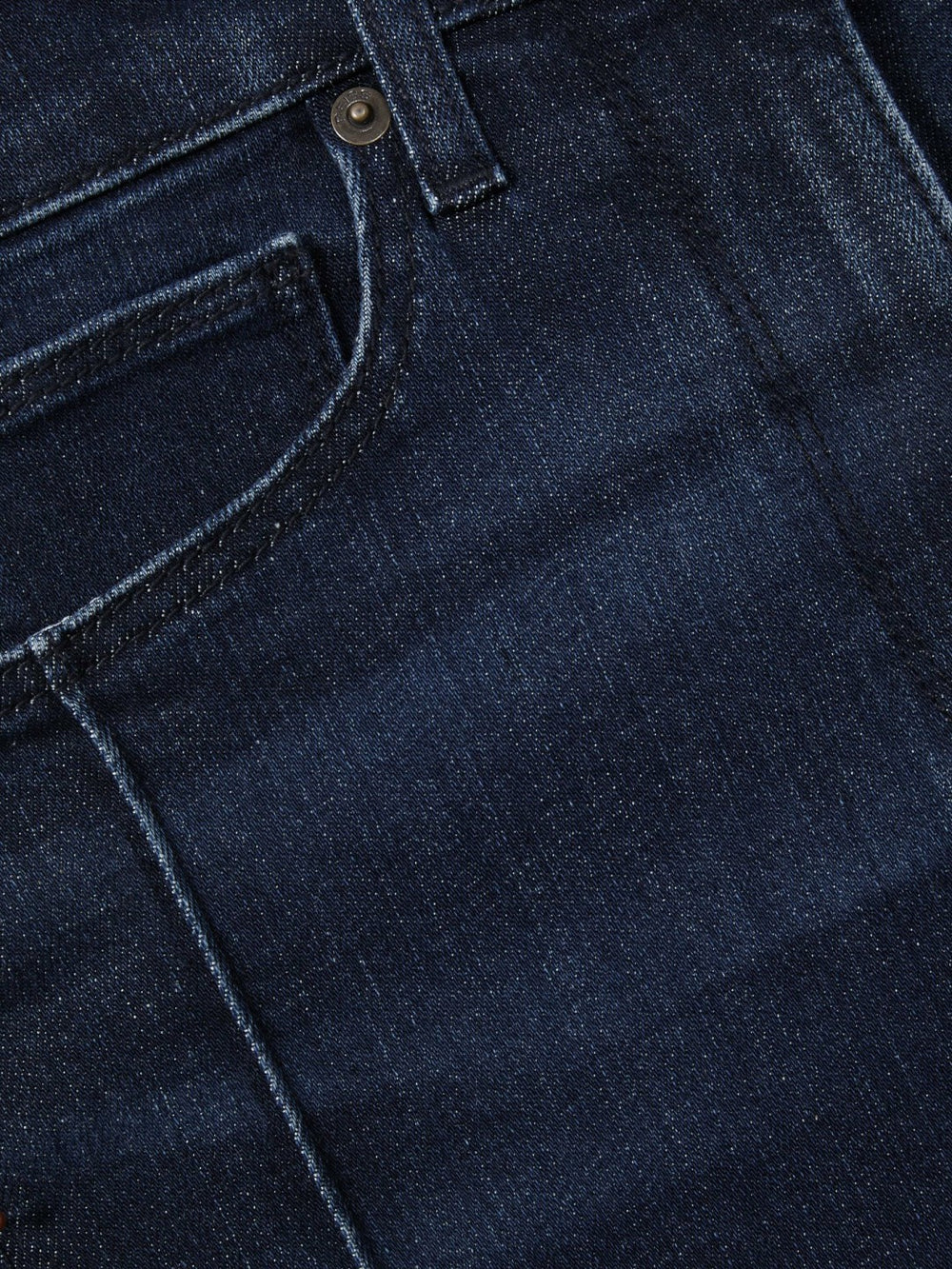 Reiss | Petite Stretch-Cotton Wide-Leg Jeans in Dark Blue