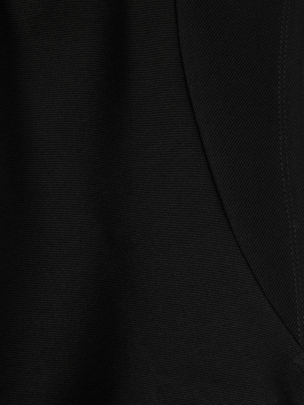 Reiss | Twill-Jersey Draped Midi Dress in Black