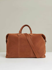 Reiss | Suede Holdall in Light Tan