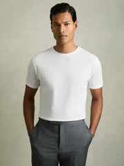 Reiss | Cotton-Jersey Crew-Neck T-shirts 3 Pack in Multi