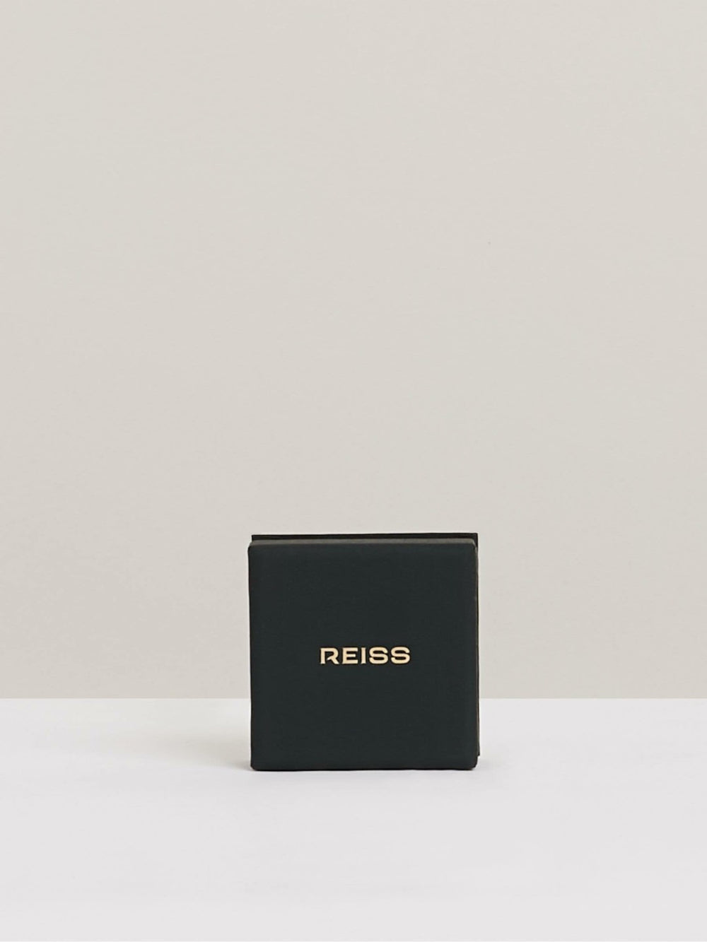 Reiss | Geometric Hoop Earrings in Gold Tone
