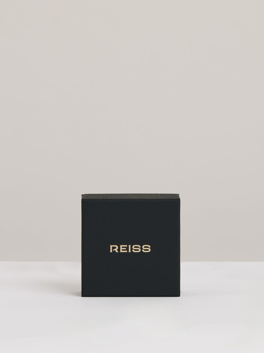Reiss | Hinged Crystal Cuff in Gold