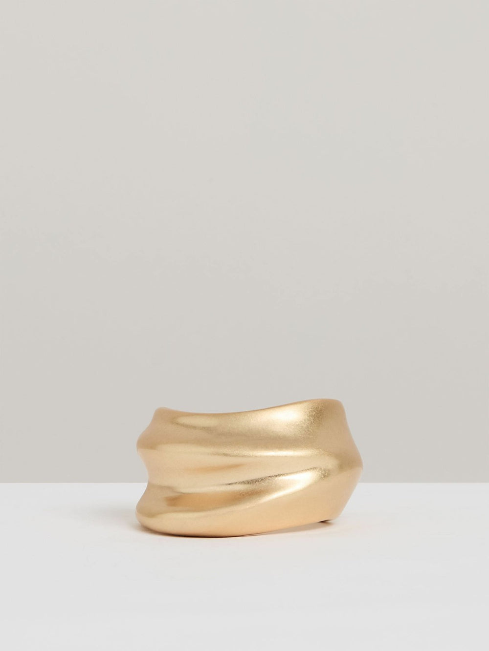 Reiss | Sculptural Cuff in Gold Tone