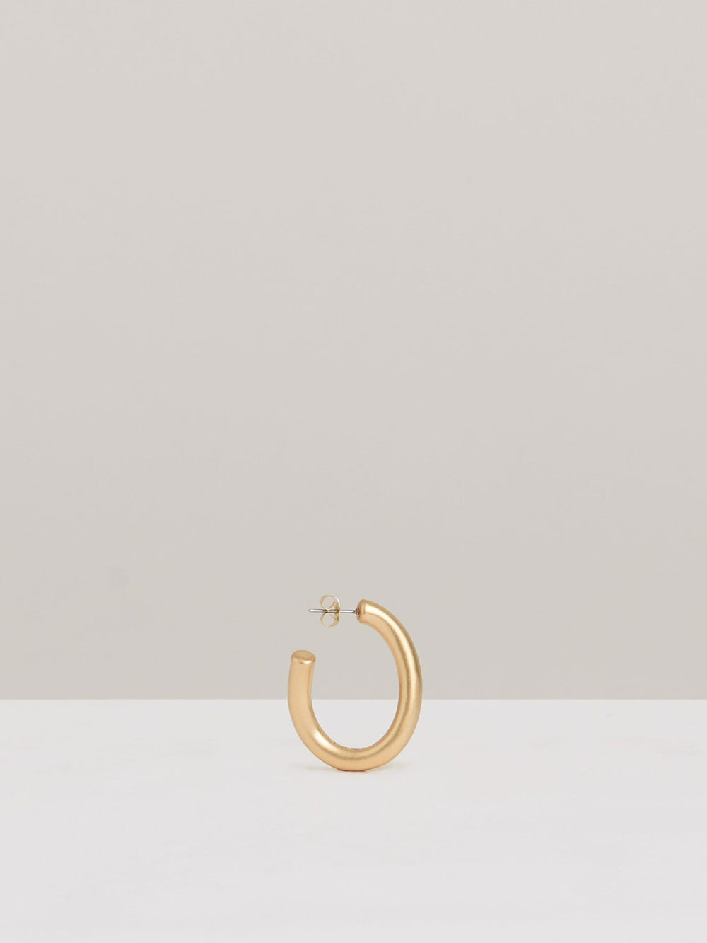 Reiss | Wave Hoop Earrings in Gold Tone
