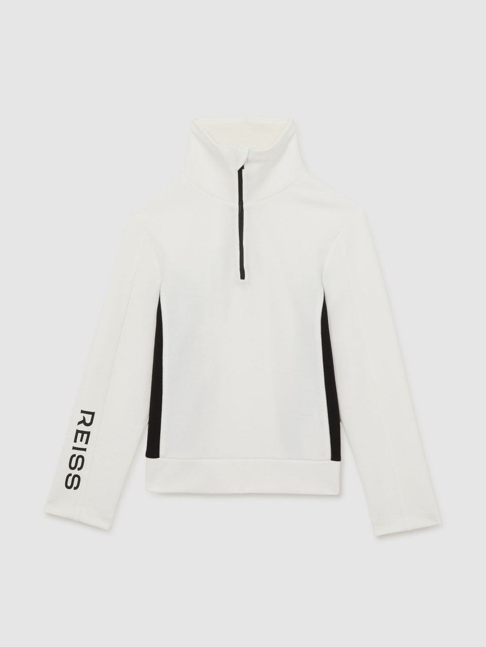 Reiss | 4-9 yrs Funnel-Neck Base-Layer Top in White/Black