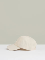 Reiss | Logo Lettering Baseball Cap in Ecru