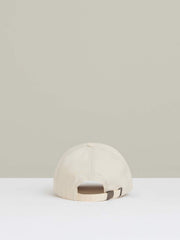 Reiss | Logo Lettering Baseball Cap in Ecru