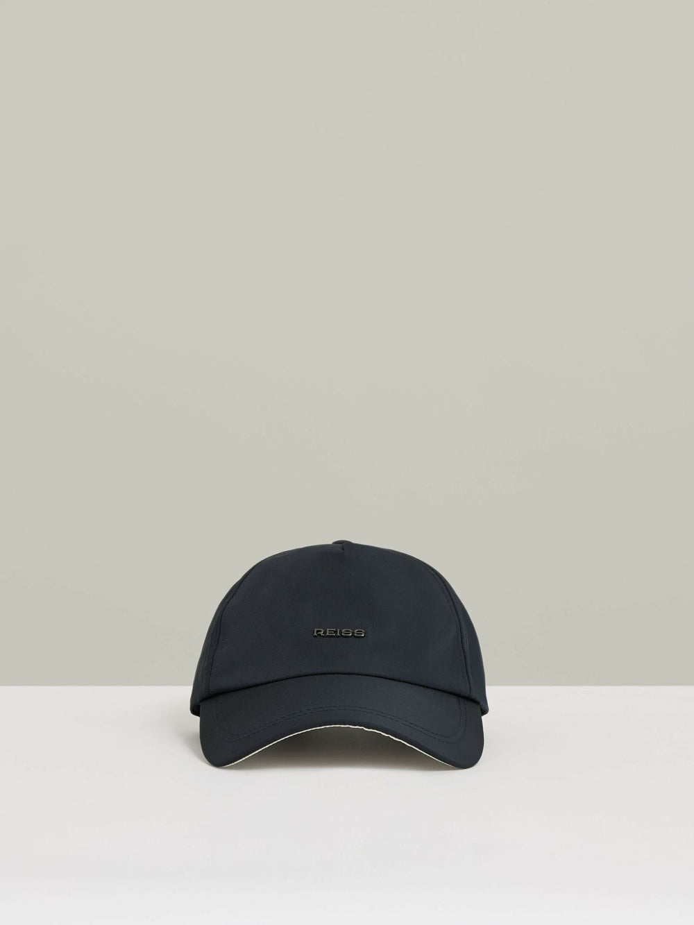 Reiss | Logo Lettering Baseball Cap in Navy