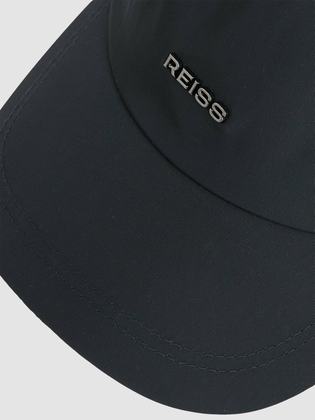 Reiss | Logo Lettering Baseball Cap in Navy