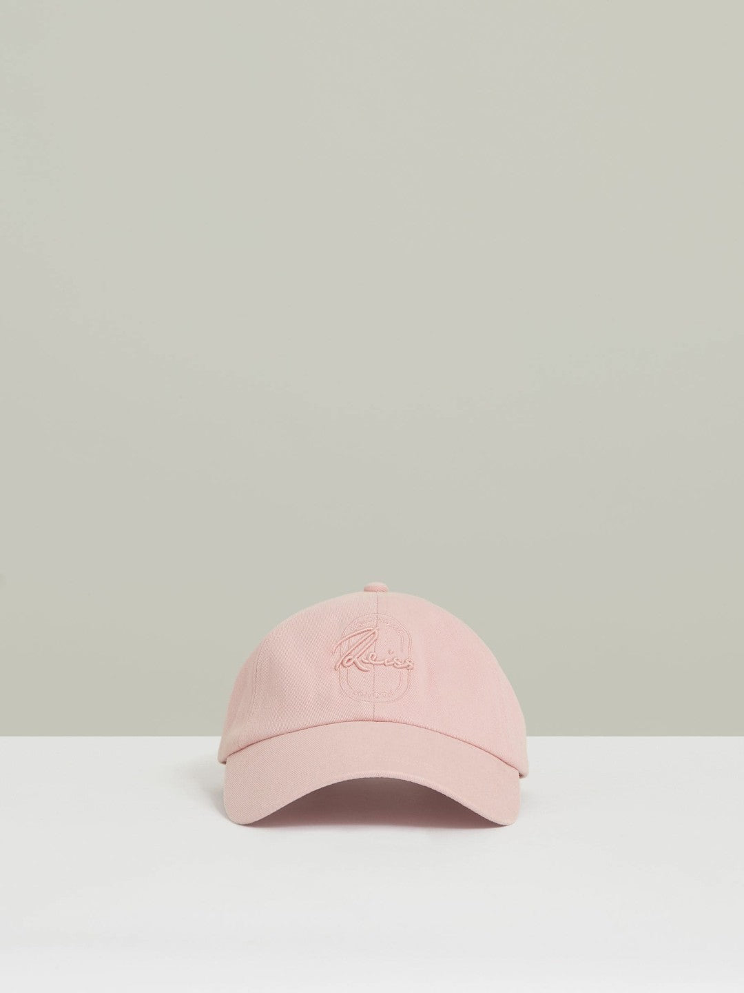 Reiss | Cotton Logo-Embroidered Baseball Cap in Washed Pink