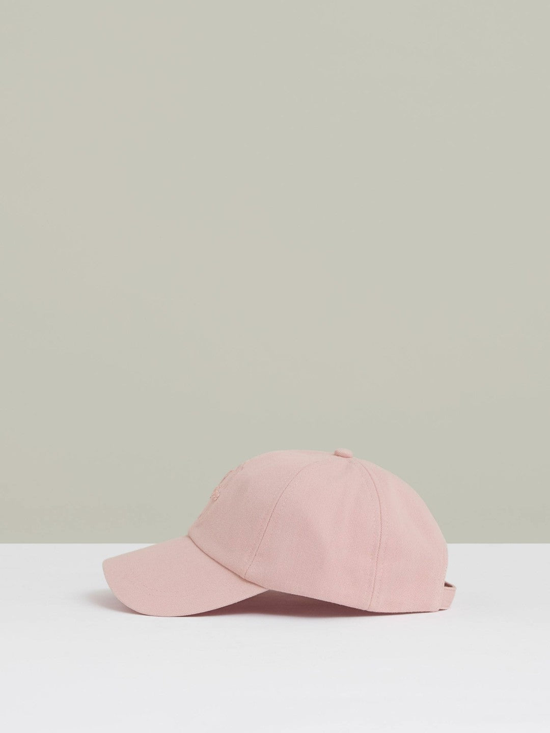 Reiss | Cotton Logo-Embroidered Baseball Cap in Washed Pink