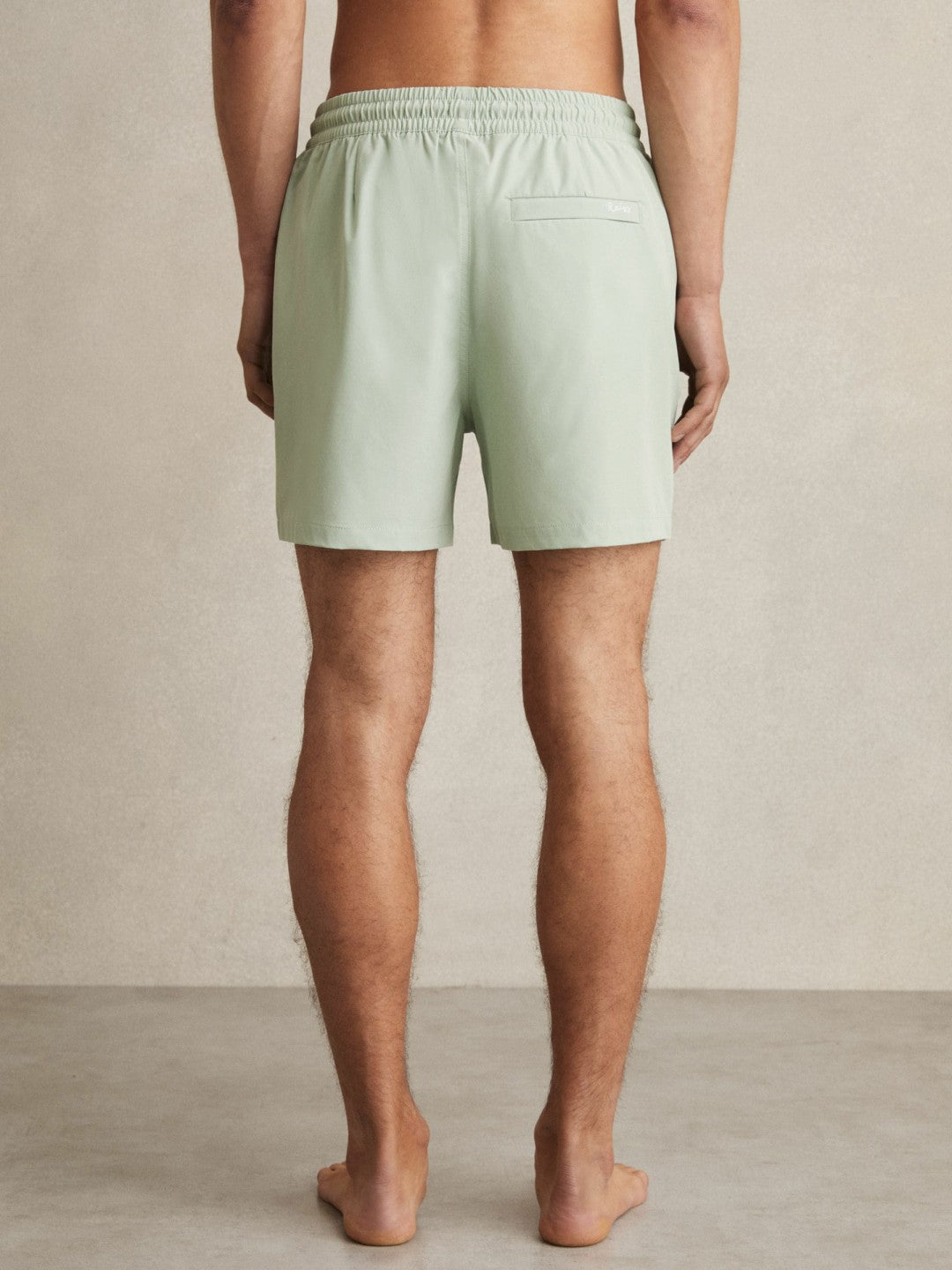 Reiss | Drawstring Swim Shorts in Mint Green