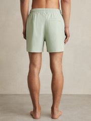 Reiss | Drawstring Swim Shorts in Mint Green