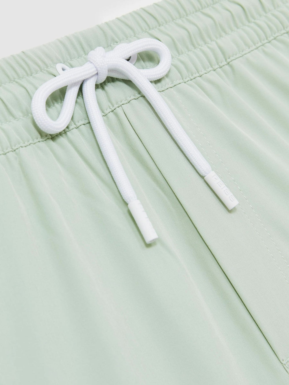Reiss | Drawstring Swim Shorts in Mint Green