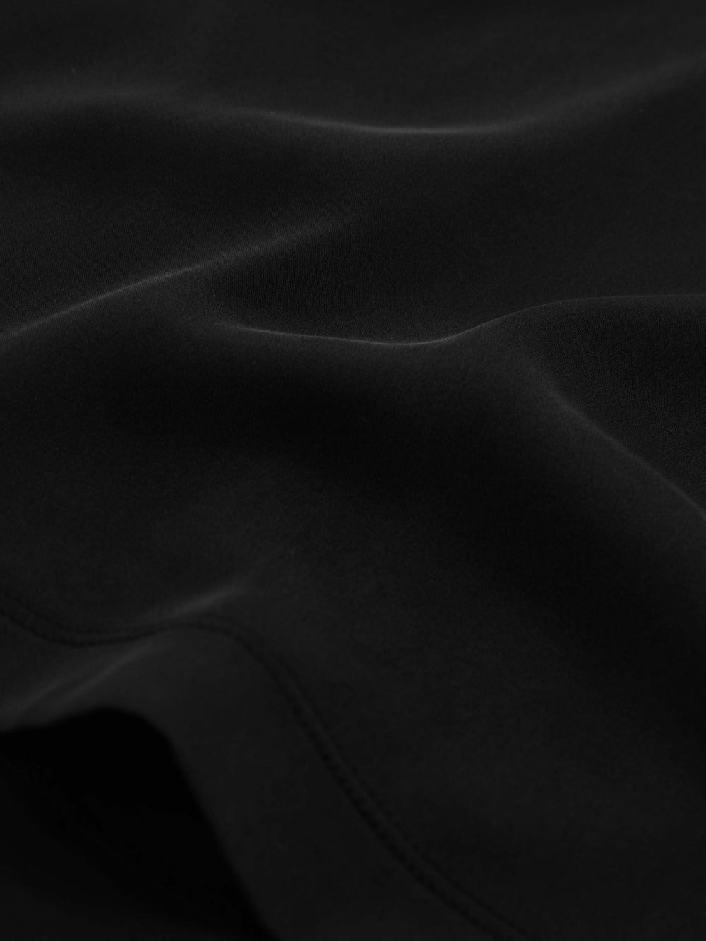 Reiss | Silk-Front Cami Top in Black