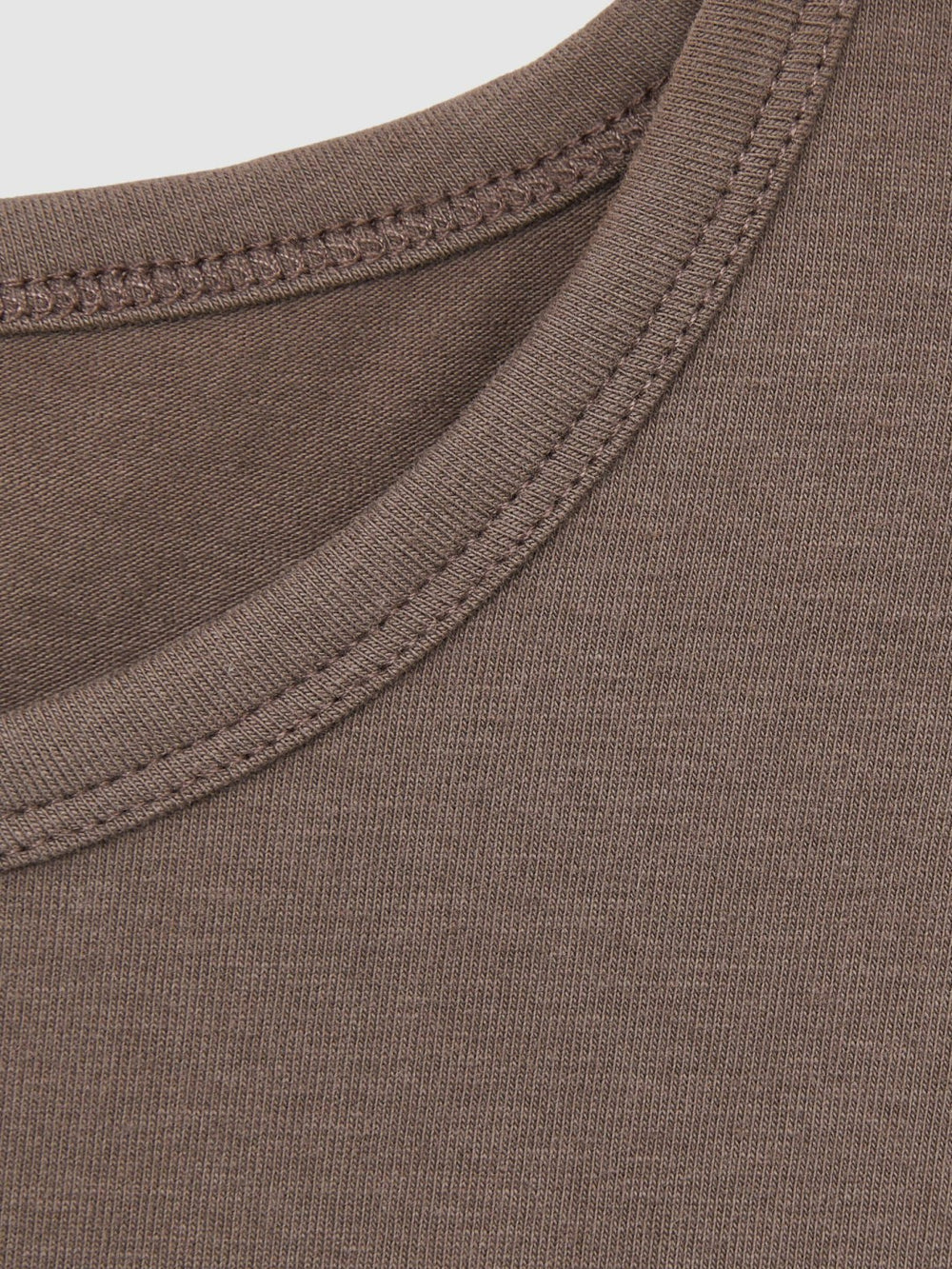 Reiss | Stretch-Cotton Crew-Neck T-Shirt in Mink