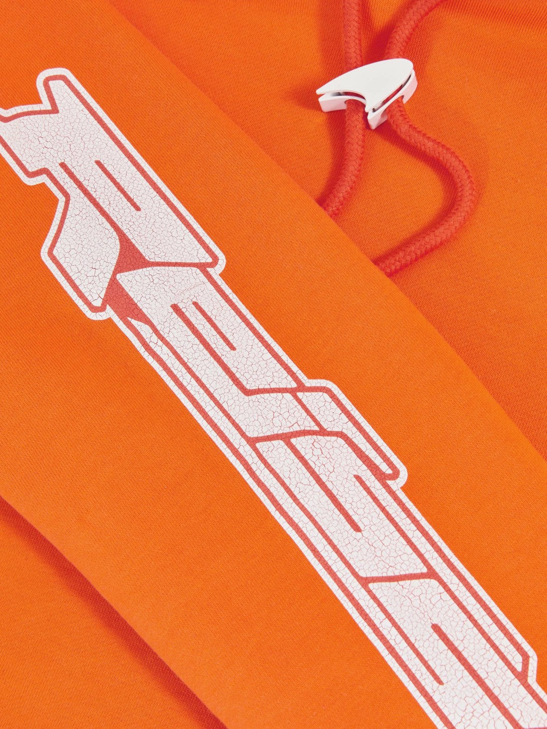 Reiss | McLaren F1 Team Oversize Toggle Hoodie Unisex Fit in Papaya Orange