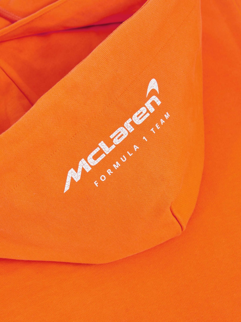 Reiss | McLaren F1 Team Oversize Toggle Hoodie Unisex Fit in Papaya Orange